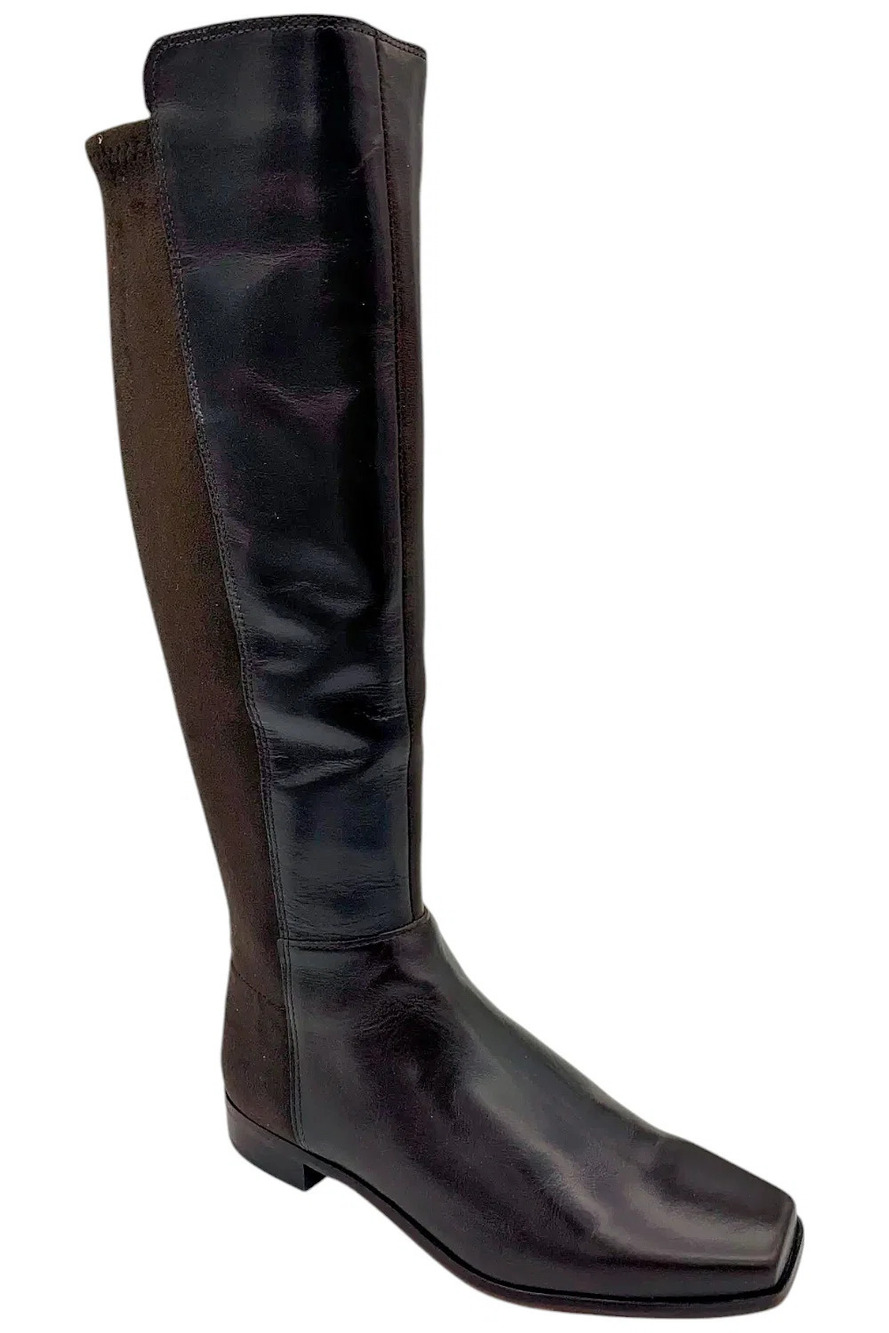 Vince Camuto Tall Shaft Leather Boots Librina Root Beer - Medium